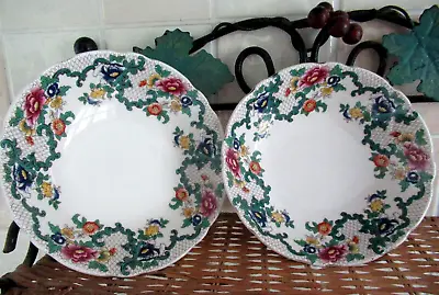 Buy Beautiful Decorative Vintage Royal Cauldon  Victoria  Design Two Dessert Bowls. • 3.99£