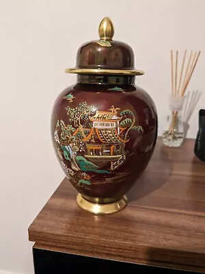 Buy Vintage Carlton Ware Rouge Royale Lidded Jar /Urn  Great Condition 1960s  • 29.99£