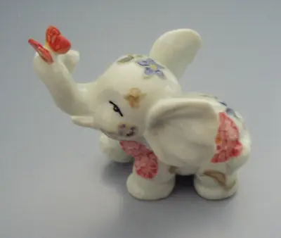 Buy Old Tupton Ware Elephant Mint And Butterfly Figurine *New In Box* Bird • 27.68£