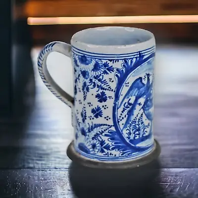 Buy Mid 18thC English Antique Blue & White Delftware Tankard • 495£
