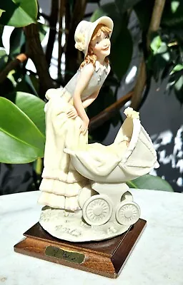 Buy A Belcari Dear 1986 Figurine Italian Woman Lady Capodimonte With Baby & Pram C14 • 29.99£