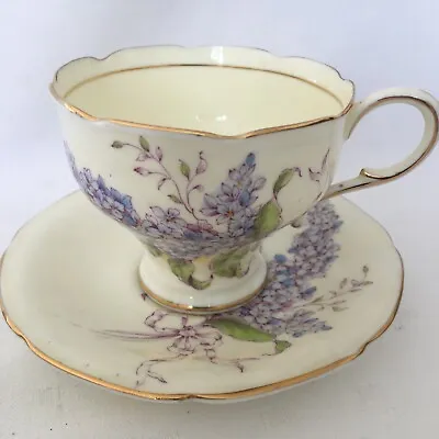 Buy Double  Warranted PARAGON Fine China  “LILAC” CUP & SAUCER DUO Ex Condition • 75£