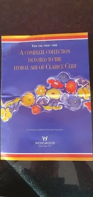 Buy CLARICE CLIFF - By WEDGWOOD - Two Leaflet Paperwork Brochures • 2.80£