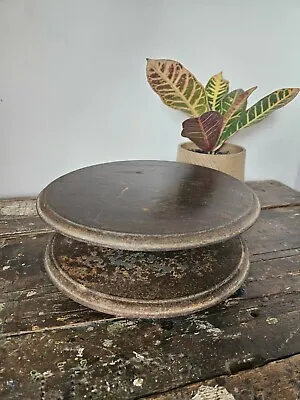 Buy Vintage Cast Iron Turntable, Display Stand, Industrial, Plinth, Pottery Wheel • 85£