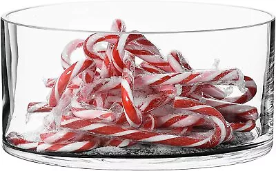Buy CLEARANCE Glass Hand Made Heavy Bowl Fruit Condiments Snacks Sweets H9xD15 Cm • 8.99£