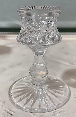 Buy Heavy Crystal Glass Candlestick • 8.50£