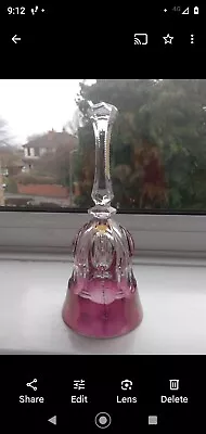 Buy Pink Crystal  Glass Bell • 3£