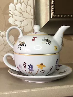 Buy Lesser & Pavey China Busy Bee Countryside Tea For One  LP93885 Cup Saucer Boxed • 16.50£