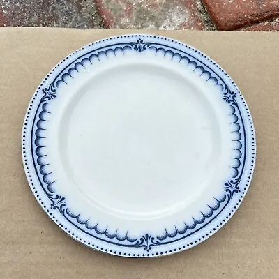 Buy 1917 Antique BOOTHS Silicon China 8” PORCELAIN PLATE Simplex Pattern ENGLAND • 15.13£