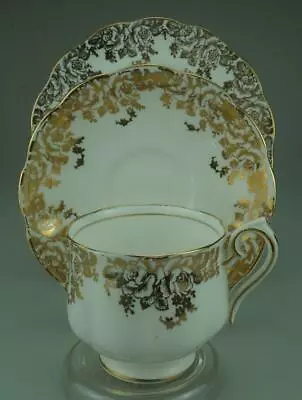 Buy Trio Royal Standard China Gold Floral Pattern Harry Wheatcroft Backdrop ZE167 • 18.76£