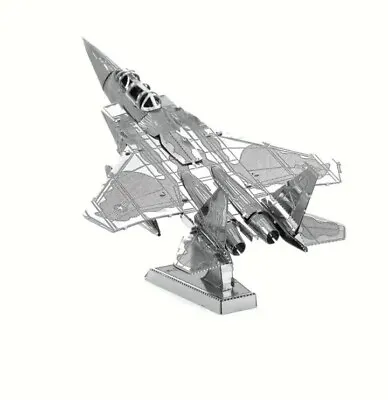Buy Miniature Metal Models Kit  Laser Cut DIY UK Metal 3D F-15 Jet • 4.29£