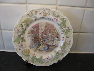 Buy Brambly Hedge Homes & Workplaces   Plate  -  Old Oak Palace   -  Royal Doulton • 21.99£