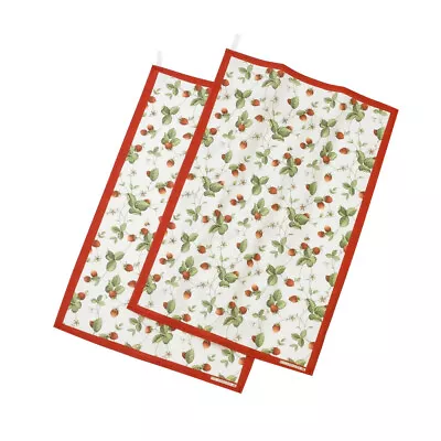 Buy NEW Roy Kirkham Alpine Strawberry Tea Towel Set 2pce • 21.68£