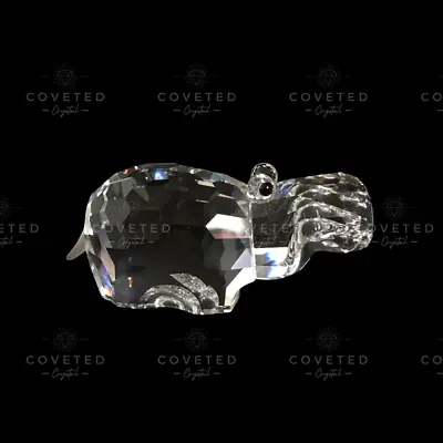 Buy Swarovski Crystal SMALL HIPPO / HIPPOPOTAMUS 151737 Mint Rare Boxed Retired • 40£