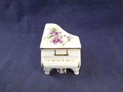 Buy Hammersley Bone China Miniature Grand Piano With Floral Design. • 9.96£