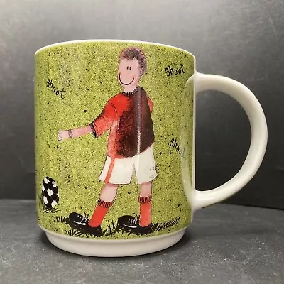 Buy Queens Gifts Football Shoot Woof Alex Clark Fine China Mug • 19.95£