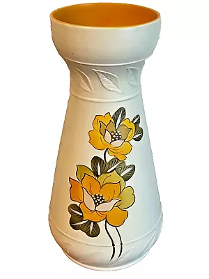 Buy Vintage Ellgreave England ‘RUSTIC’ Pattern Ceramic Vase 28cm (11”) Tall • 24.50£