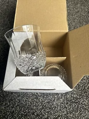 Buy Cut Glass Whiskey Glasses X 4 Clear 8 X 8 Cm  • 18£