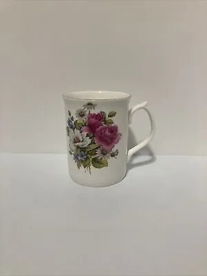 Buy Duchess Fine Bone China Cup Mug Made In England Pink White Blue Flowers Tea • 14.30£