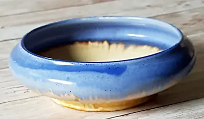 Buy Shelley 1930s Art Deco Blue Orange And Cream Harmony  Drip Ware China Bowl Vgc • 24.99£