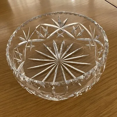 Buy Cut Glass Crystal Trifle/ Fruit Bowl 7 1/2 Inches Diameter • 8£
