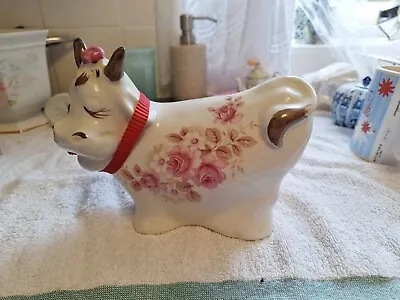 Buy Vintage ELLGREAVE Pottery Ceramic Moneybox Rosie The Cow  With It's Original Bel • 13.99£