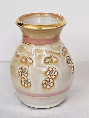 Buy Vintage Gordon Fox Kentmere Studio Pottery Earthenware Vase Impressed Design • 16£
