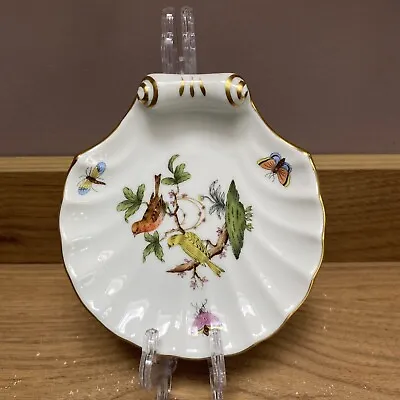 Buy Herend Porcelain Rothschild Bird Shell Dish - 8762/RO • 48£