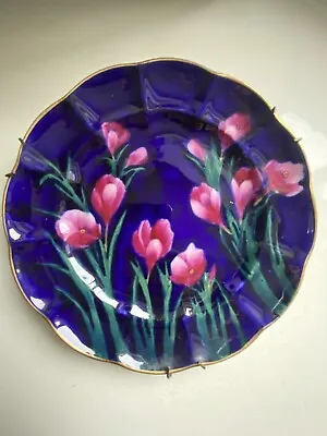 Buy Antique George Jones & Sons Porcelain Plate  Tulips 8 Inches Decorative A/f • 5£