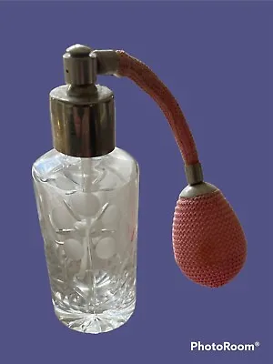 Buy Vintage Cut Glass Atomiser Perfume Bottle • 6£