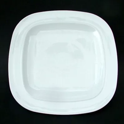 Buy Denby White Squares Pattern Lg Size Dinner Plates  29.5cm Look In Good Condition • 12.50£
