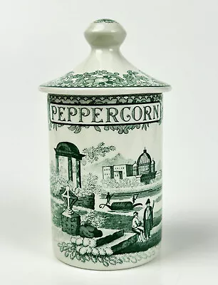 Buy PEPPERCORN - Spode Archive Collection Green Herb Storage Jar- Antique Venetian • 14.95£