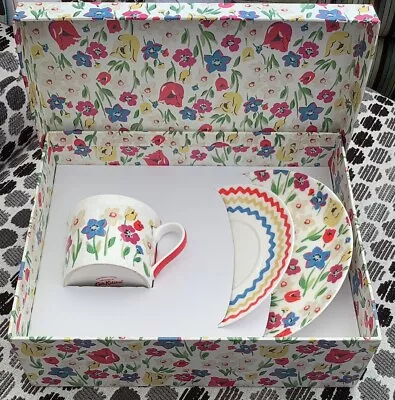 Buy Kath Kidston Paradise Fields Trio Gift Set China Cup, Saucer, Side Plate In Box • 7.99£