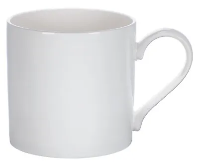 Buy Bone China Plain White Mugs - Two Sizes Available - Brand New • 7£