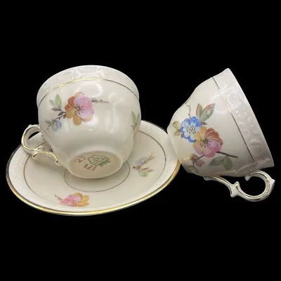 Buy Rare Antique  Kovenhavns Porcellains Maleri KPM 137 34 Teacup (2) With Saucer • 18.90£