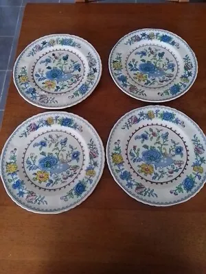 Buy Set Of 4 Vintage Plates.  Masons Pottery, Regency Design. 27cm. • 50£