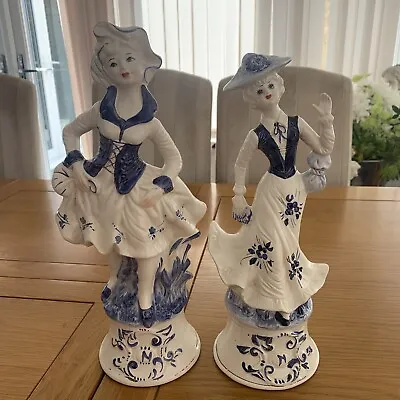 Buy Capodimonte Ladies Figurines Blue & White Porcelain/China Ornaments • 6£