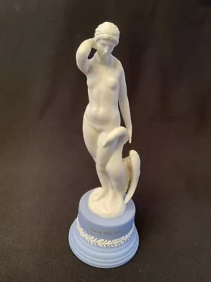 Buy Wedgwood White Blue Jasperware Leda And The Swan Stature Figurine (1975) Boxed • 200£