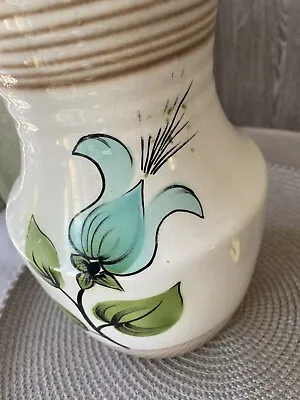 Buy Vintage Radford Mid Century Handpainted Large Vase. • 7£