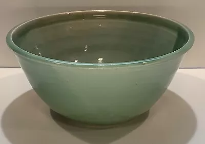 Buy Art Pottery Green Small Mixing Bowl Signed “Peppercorn” 8” • 20.40£