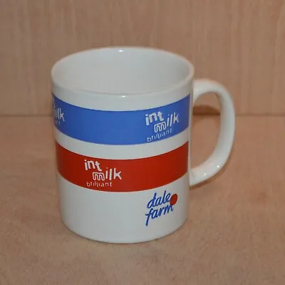 Buy Dale Farm Int Milk Brilliant Mug Red White Blue Staffordshire Tableware • 9.25£