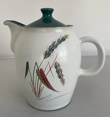 Buy Vintage Denby Greenwheat Lidded Coffee Pot 1 Pint Capacity Signed A College • 9.99£
