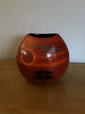 Buy Pool  Pottery African Sunset Purse Vase • 125£