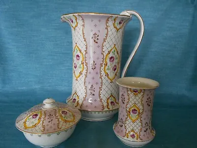 Buy Vintage Middleport Pottery Burleigh Ware Decorative Wash Jug Soap Dish Set • 55£