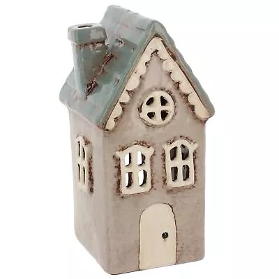 Buy Village Pottery Tealight Holder Ceramic Scalloped House Collection • 14.99£