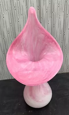 Buy 12  Large Pink & White Candyfloss JACK In The PULPIT Vase  - Alum Bay Glass • 15£