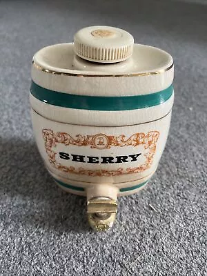Buy Royal Victoria Pottery, Made In England. Sherry Cask, Cork Damaged • 10£