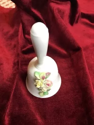 Buy Crown Staffordshire Fine Bone China Bell With Applied Flowers • 0.99£