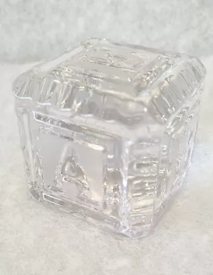 Buy Waterford Crystal ABC Baby  Child Cube Paperweight - Excellent Condition • 15£