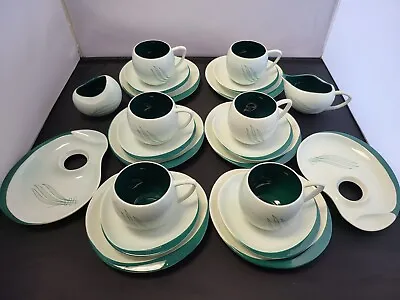 Buy Cups, Saucers, Sides, Milk, Sugar, Cake Plate Carlton Ware 1960's • 20£